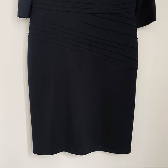Ellen Tracy Black Dress Size 10 - Picture 8 of 11